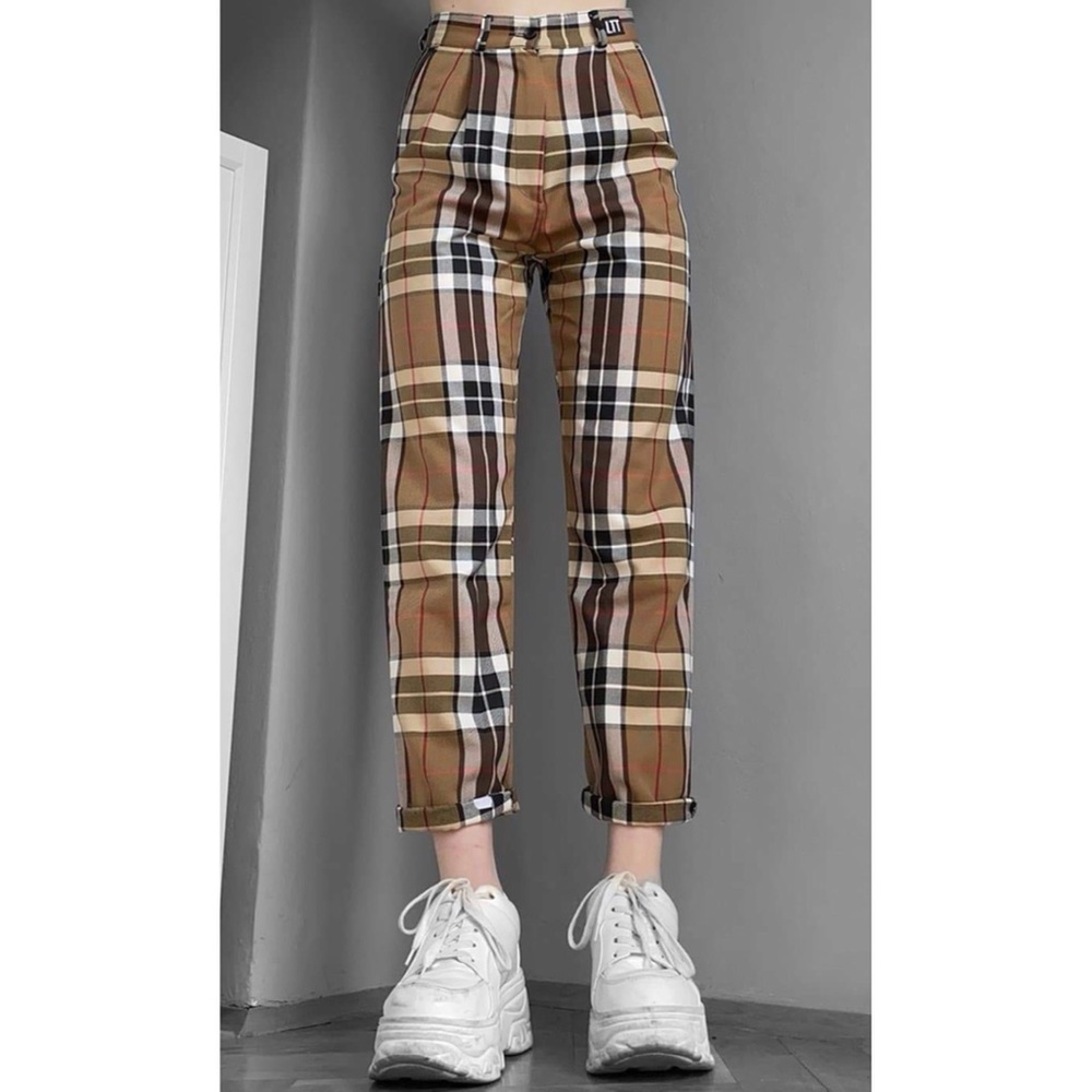 Love Too True Plaid Trousers